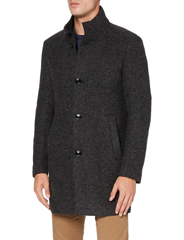 Strellson Premium Men's Finchley Wool Coat Not Applicable, Dark Grey 020, 56