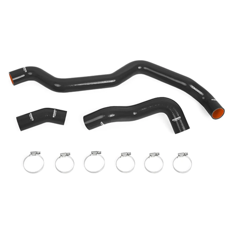 Mishimoto MMHOSE-RGR-11BK Silicone Coolant Hose Kit Compatible With Ford Ranger 3.2L Diesel, 2011+, Black