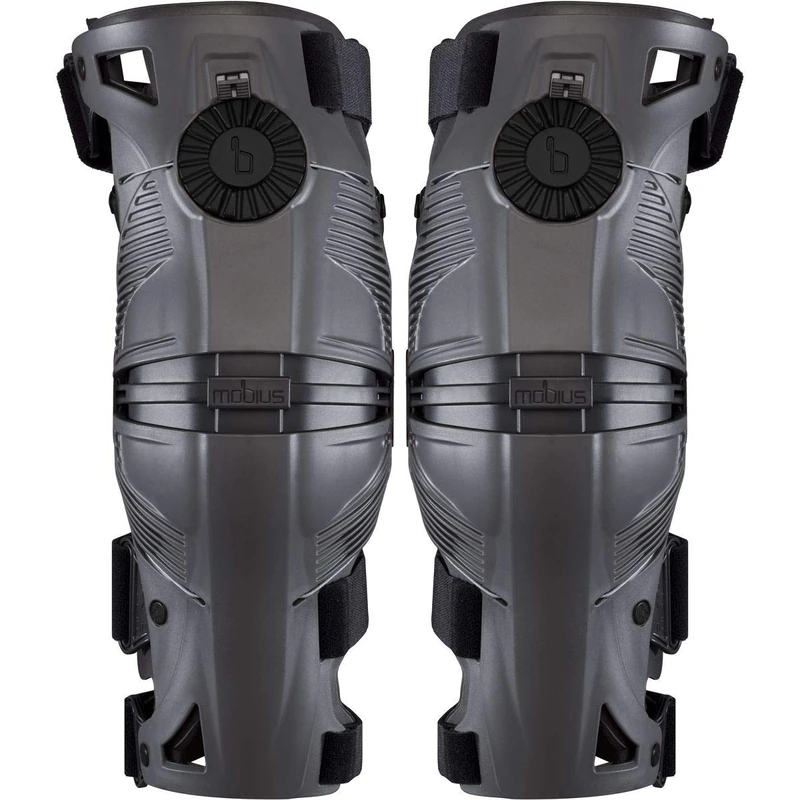 Mobius Orthotics x 8 (Pair) Grey/Black-X-Large Knee Pads Unisex Adult, FR (Manufacturer Size: XL). - Image 1