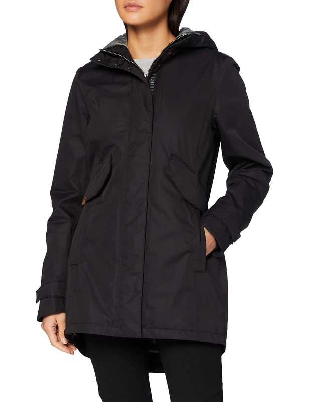 Camel Active Womenswear Women's 310634440809 Jacket, Black, 38