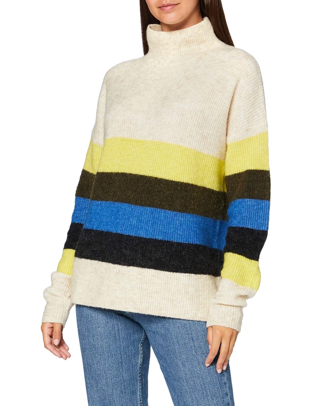 Camel Active Womenswear Women's 3095014k6111 Pullover Sweater, Multicolor, X-Small