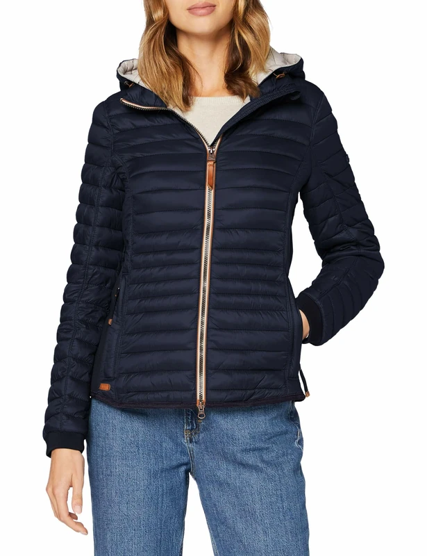 camel active Women's Wear 3302709E5043 Jacket, Navy, 44