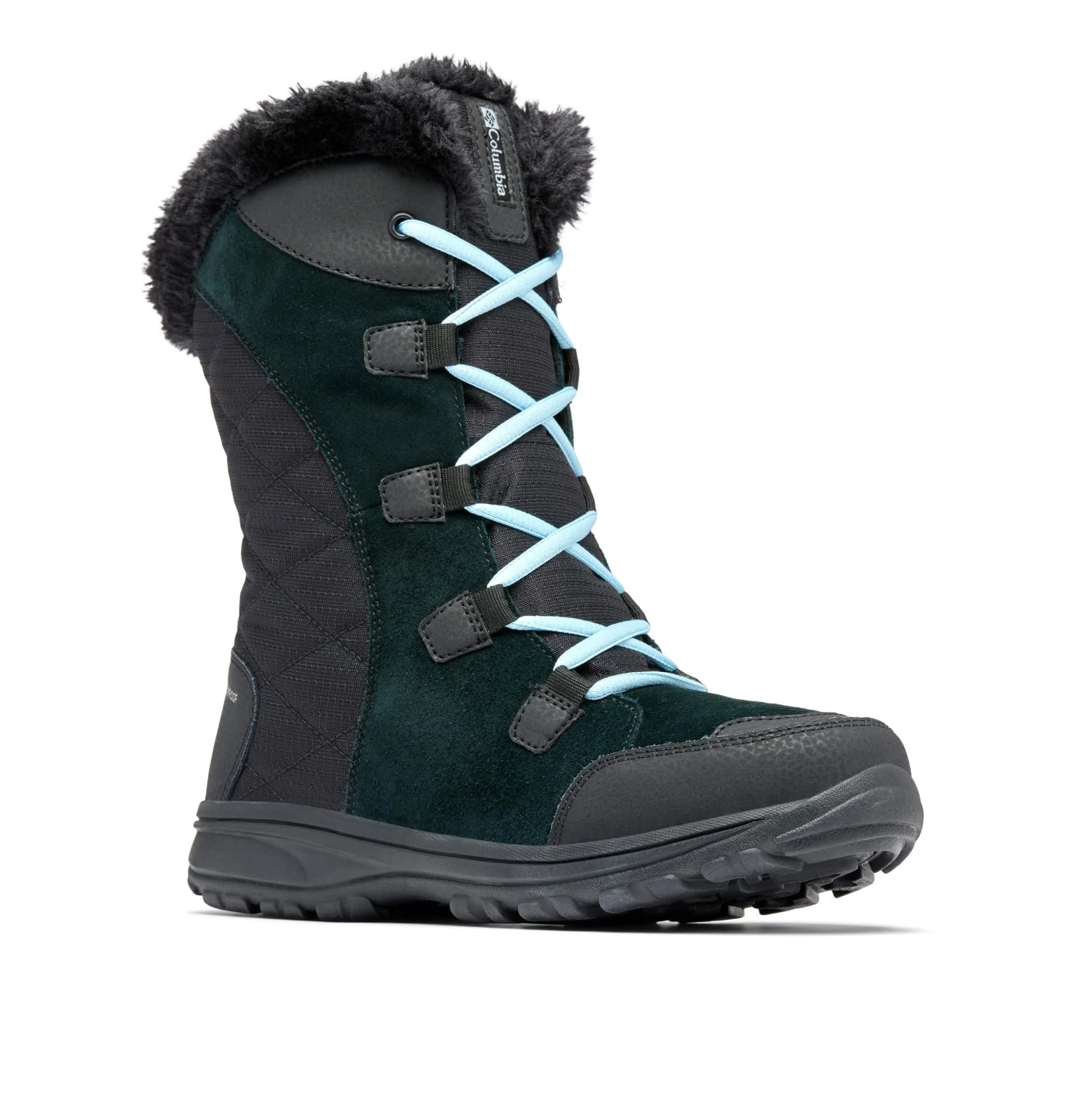 Columbia Women's Ice Maiden Ii Snow Boot, Black Grey, 4 UK