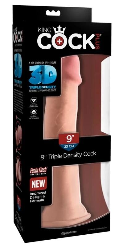 King Cock 9" Triple Density Cock Light 9 Inch - Image 1