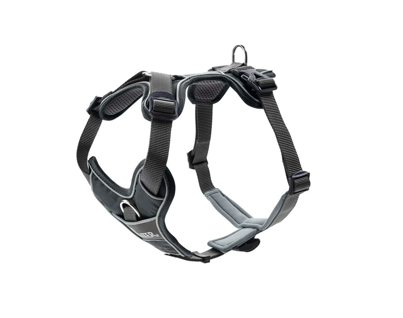 HUNTER DIVO Dog Harness, L-XL, 79-107 cm, Grey/Grey