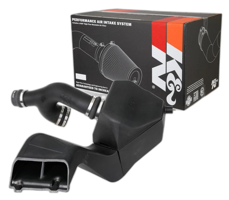 K&N Cold Air Intake Kit: Increase Acceleration & Towing Power, Guaranteed to Increase Horsepower up to 14HP: Compatible with 3.5L, V6, 2017-2019 FORD F150; 2017-2019 FORD F150 Raptor, 63-2609