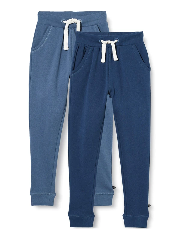 Minymo Boy's Basics Sweat Pants Slacks Not Applicable, New Navy, 80 - Image 1