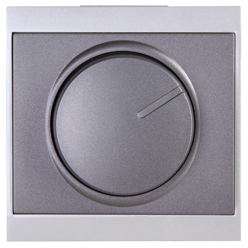 Kopp 846250085 Pressure-change dimmer, Charcoal, Universal-Druck-Wechsel