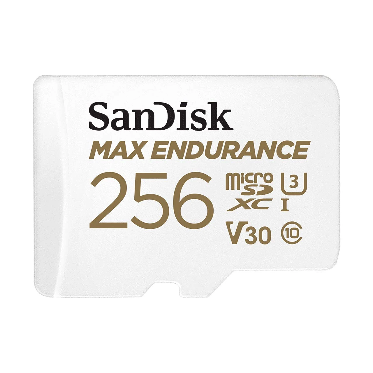SanDisk 256GB MAX ENDURANCE, microSDXC card, for Dashcams & Home Monitoring + SD adapter up to 120,000 Hours Full HD / 4K videos, up to 100 MB/s, UHS-I, Class 10, U3, V30