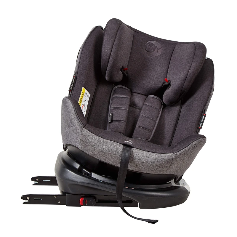 MyChild Chadwick Group 0123 ISOFIX 360 Spin Car Seat, Grey, 6 kg