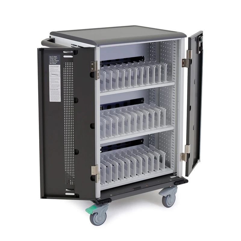 Ergotron YES36 - Cart (charge only) for 36 notebooks - screen size: up to 14"