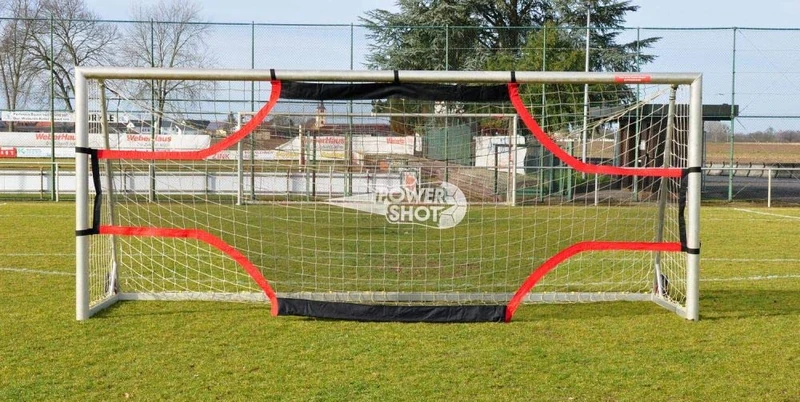 POWERSHOT Auto-weighted Goal Wall PRO - Different sizes - 100% WEATHERPROOF - 4-shot zones (7.32 x 2.44m)