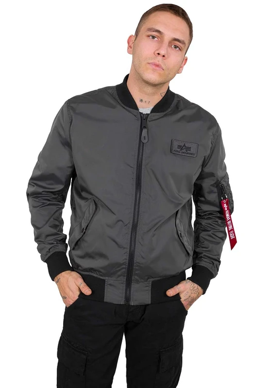 Alpha Industries MA-1 TTC Bomber Jacket for Men Greyblack