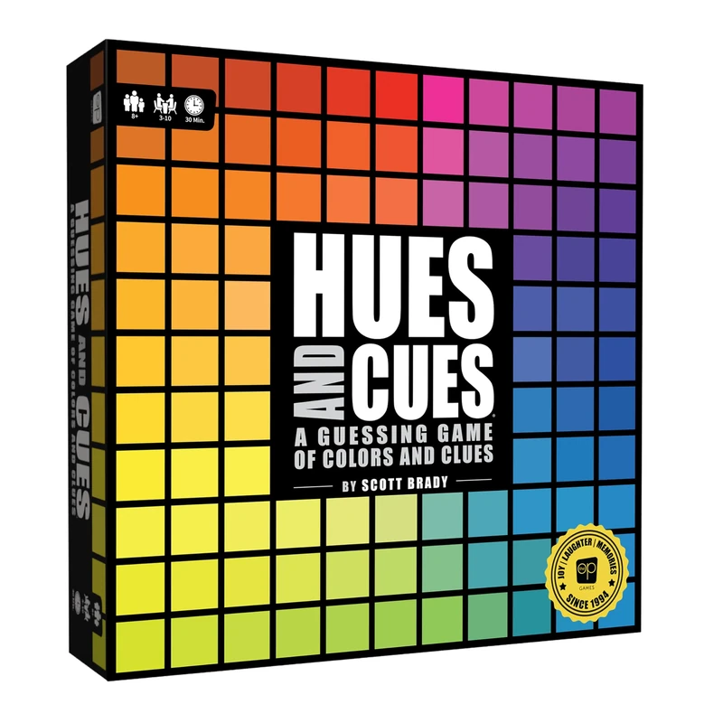 USAopoly Hues and Cues - Colorful Guessing Board Game - Image 1