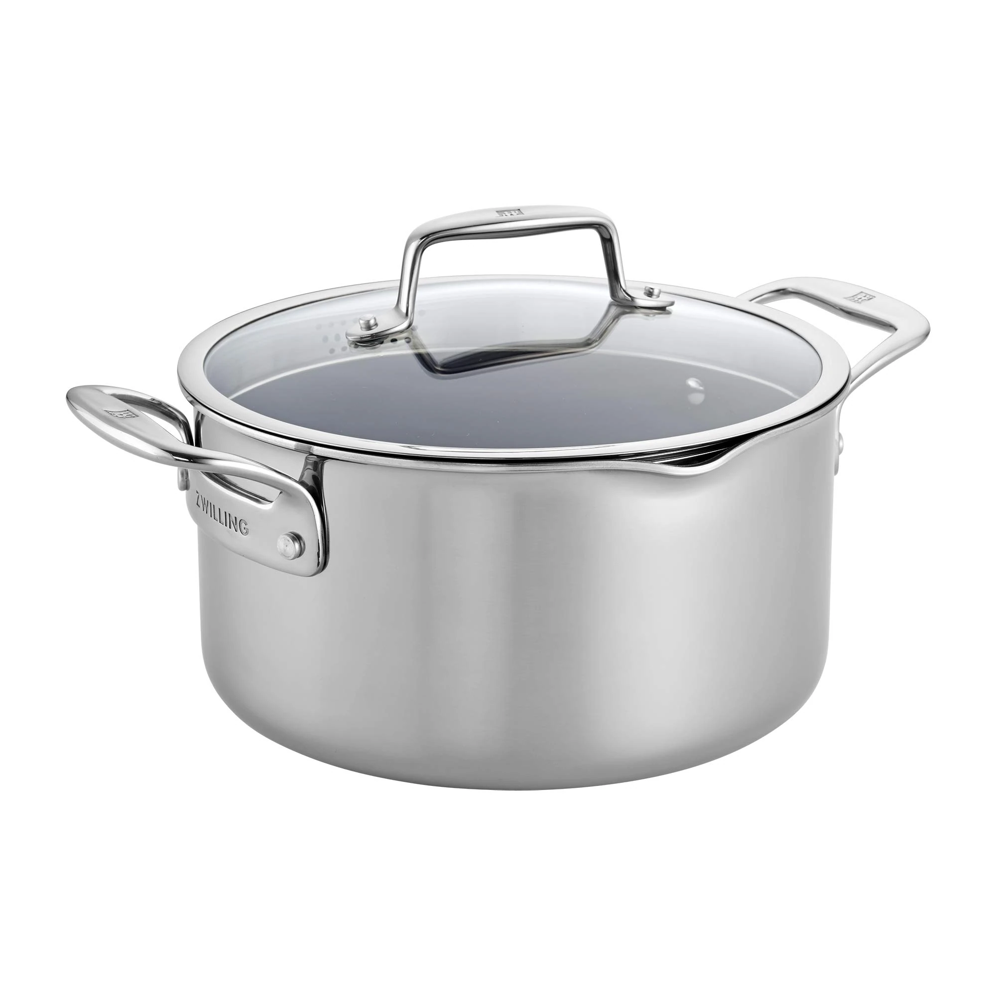 ZWILLING Clad CFX 6-qt Stainless Steel Ceramic Nonstick Dutch Oven