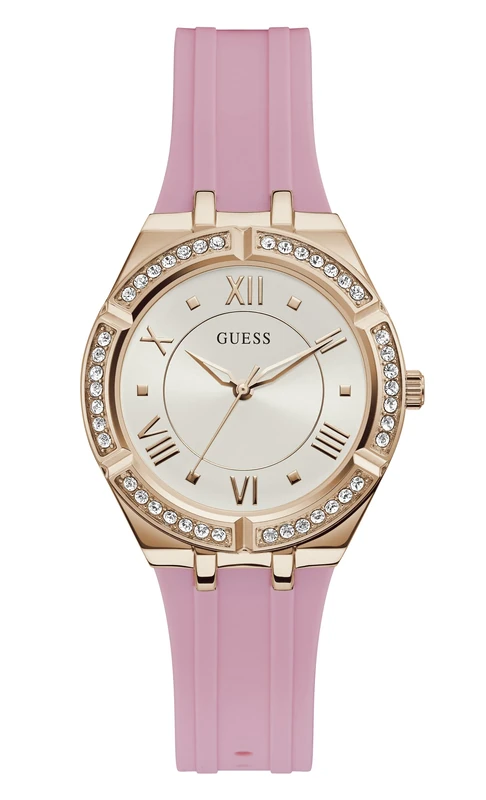 GUESS GW0034L3 Women's Analog Watch - Pink & White Dial