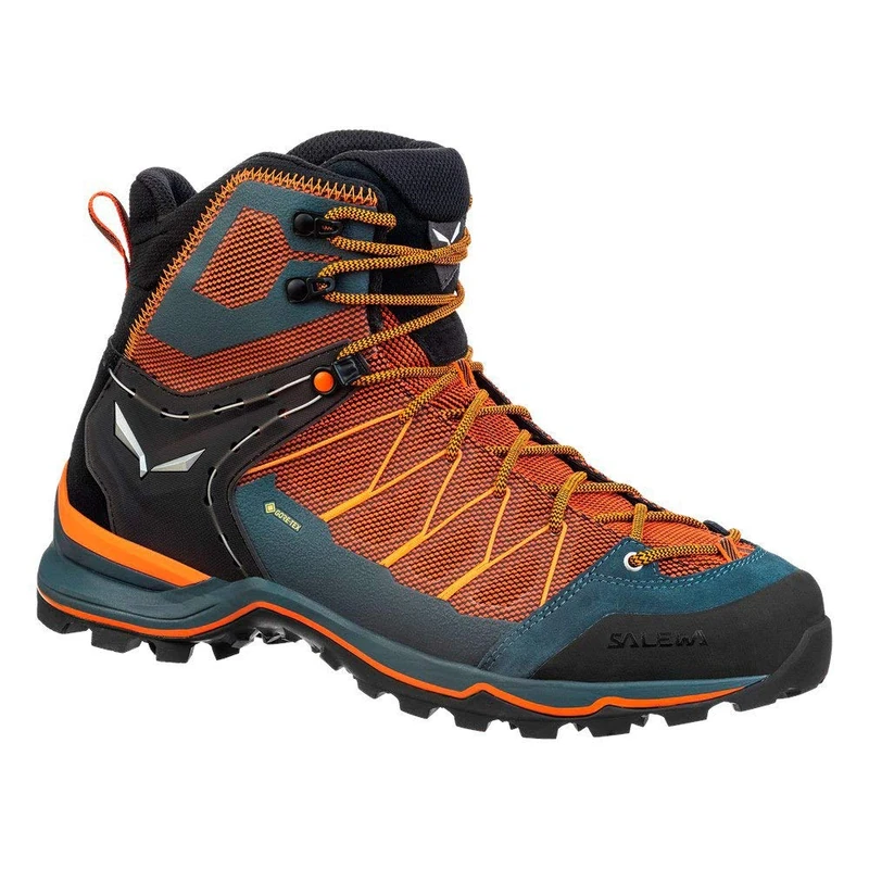 Salewa Ms Mtn Trainer Lite Mid Gtx, Black Out/Carrot, 13, Male