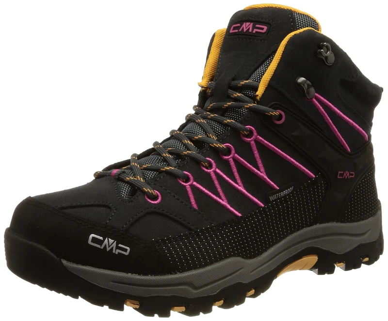 CMP Rigel Mid Trekking Shoe Wp, Walking shoe, Antracite-Bouganville,