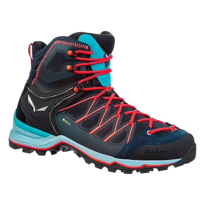 Salewa Ws Mtn Trainer Lite Mid Gtx, Premium Navy/Blue Fog, 5, Female