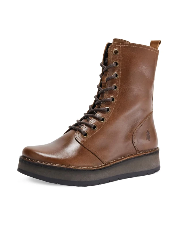 Fly London Women's RAMI043FLY Mid Calf Boot, Camel, 8 UK