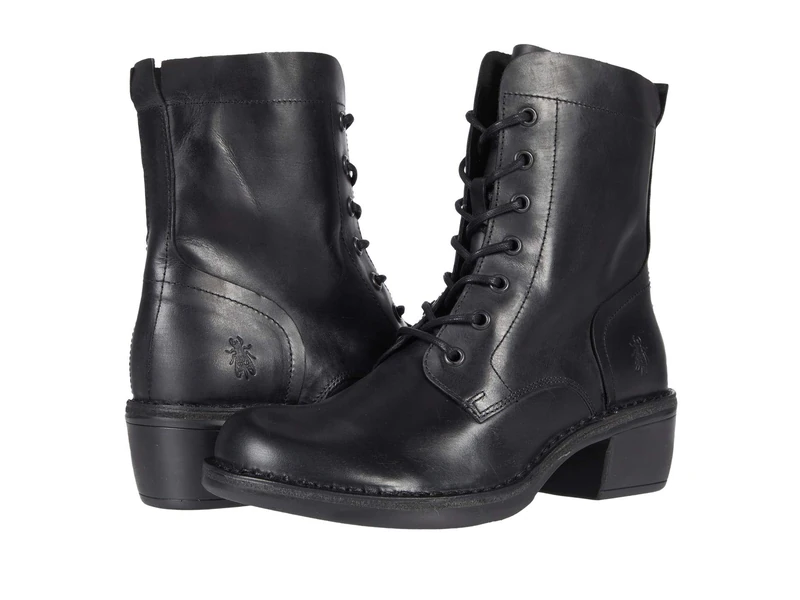 Fly London Women's Milu044fly Combat Boot, Black, 2.5 UK