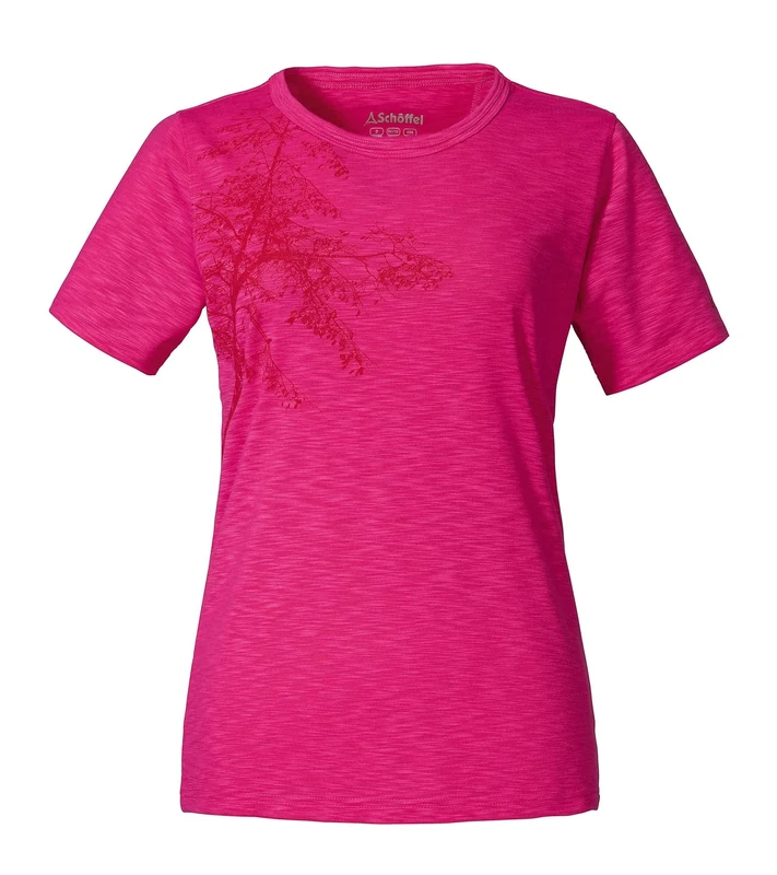 Schöffel Kinshasa3 Women's T-Shirt, Womens, Ladies' T-Shirt, 12594, Fandango Pink, M - Image 1