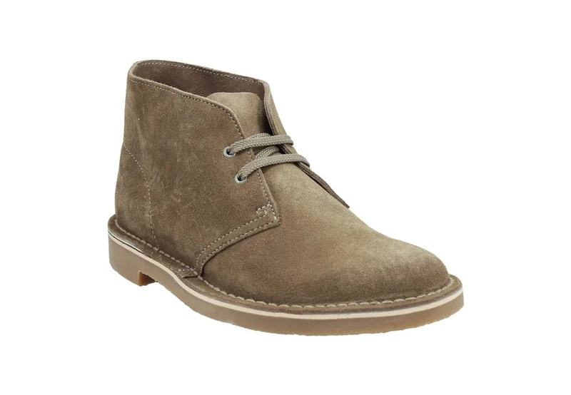 Clarks Men's Desert Boot Bushacre 3, Sand Suede, 6.5 UK