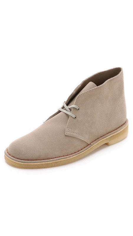 Clarks Men's Desert Boot Bushacre 3, Sand Suede, 9 UK