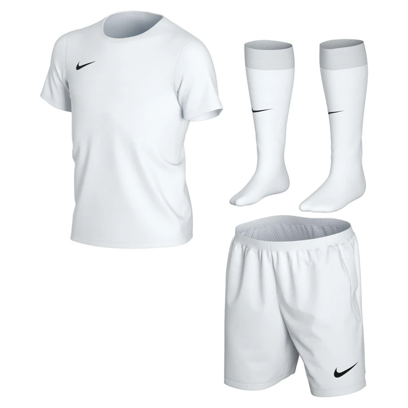 Nike LK NK DRY PARK20 Kit Set K Football Set - White/(Black), M - Image 1