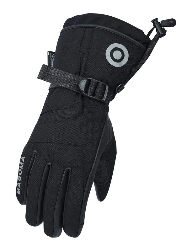 MAGOMA Bowery 3MThinsulate-Hipora motorcycle gloves, Black, XL
