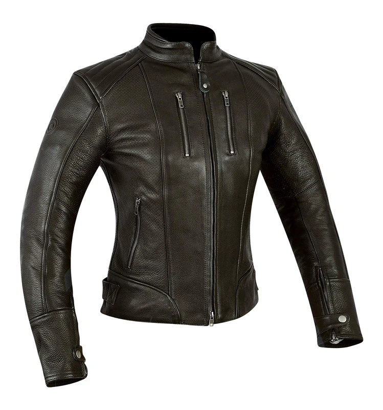 MAGOMA Tribeca A++ Leather Motorcycle Jacket - Brown, S