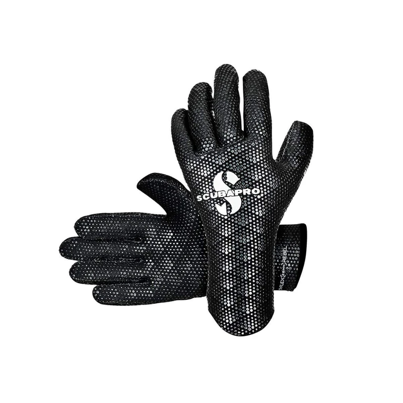SCUBAPRO D-Flex 2 Rebel L/XL Cold Water Regulator Kit Unisex-Adult, Black, L