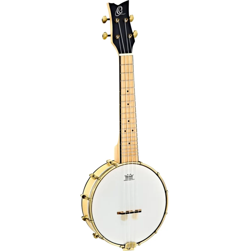Ortega Guitars Banjo Ukulele Acoustic – Banjolele Series – Open Back – Remo Head / Maple, Natural (OUBJE90-MA)