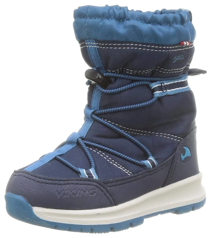 Viking Unisex Kids Oksval High Gtx Warm Snow Boot , Navy, 7.5 UK - Image 1