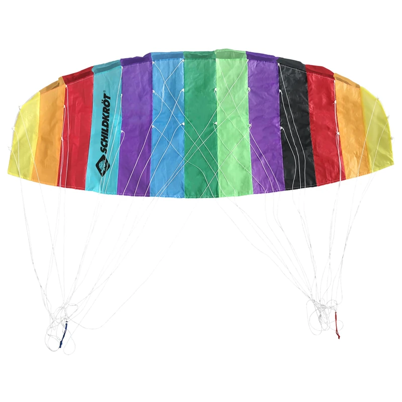 Schildkröt Dual Line Sport Kite 1.6, Two-Line Steering Foil, + 12 Years, 45x160cm, Incl. 25 kp Polyester Cords, 2x25m on Winder, 3-6 Beaufort Scale, 970460