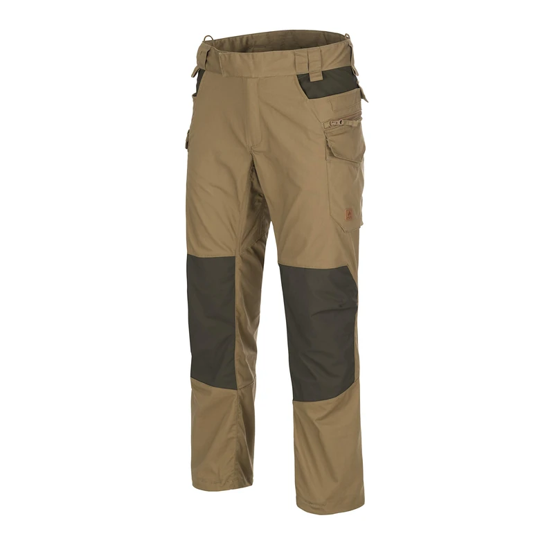 Helikon-Tex Pilgrim Pants - DuraCanvas, Coyote/Taiga Green, 30W / 32L