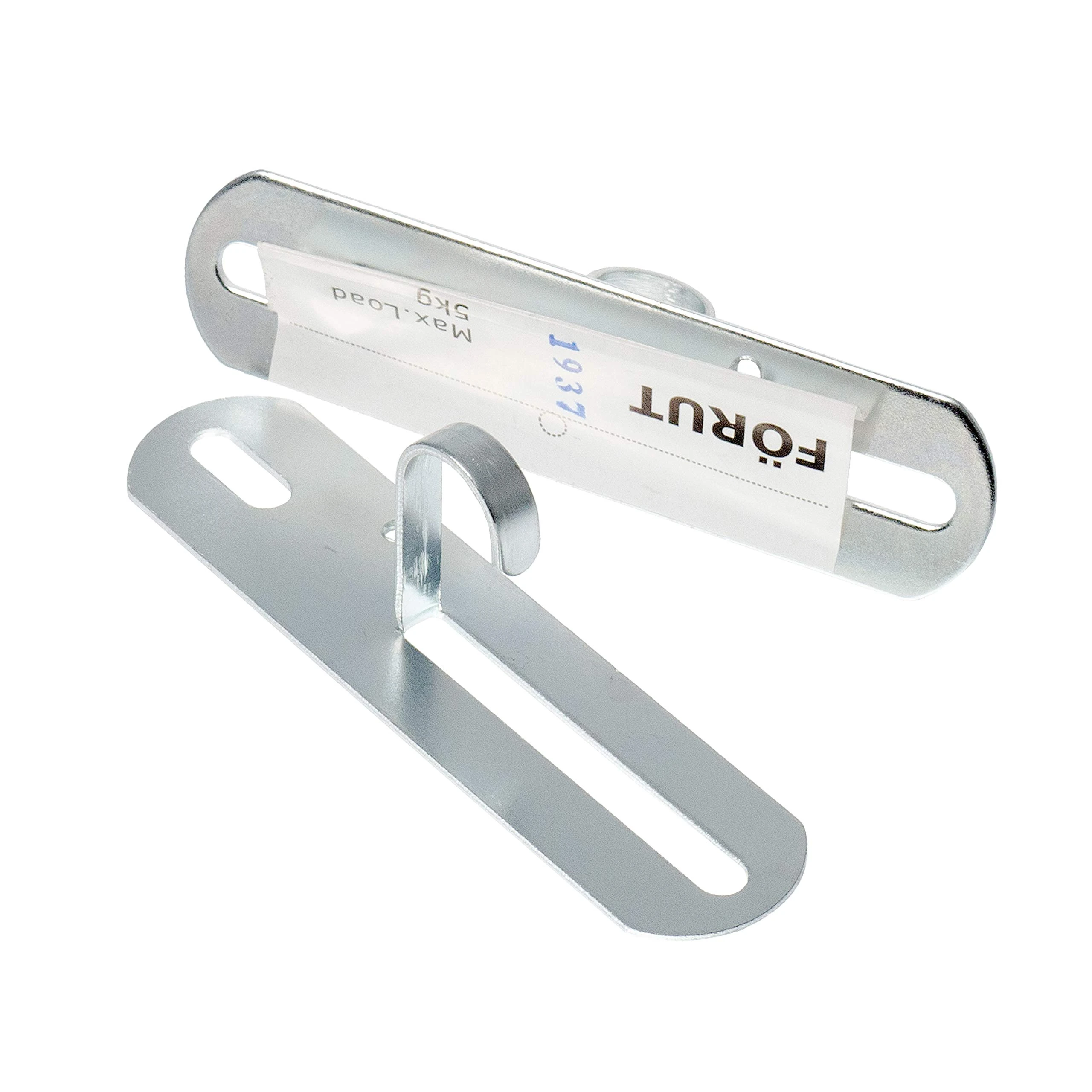 IKEA FORUT Steel Ceiling Hook for Pendant Light, 105x33x26mm, Set of 2