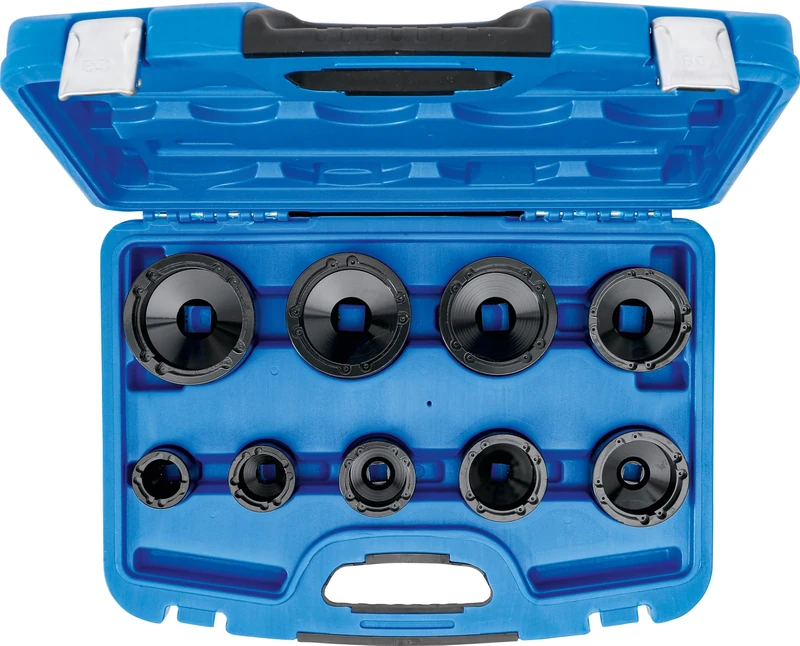 BGS 8327 | Groove Nut Socket Set | inside taps | KM4 - KM12 | 9 pcs.
