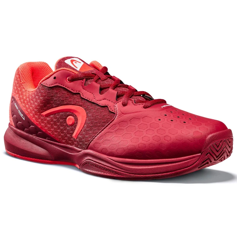 HEAD Men's Revolt Team 3.5 Tennis Shoe, Neon red/Chilli, 40.5 EU