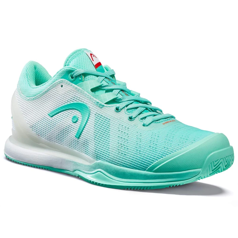 HEAD Women's Sprint Pro 3.0 Clay Tennis Shoe, Turquoise/White, 6 UK - Image 1