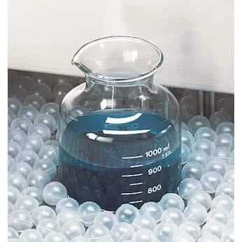 Techne Hollow Polypropylene (PP) Ball Bath Covers, 20 mm, 2000/pk - Image 1