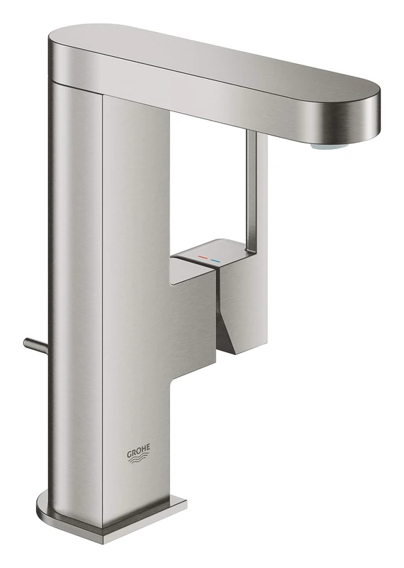 GROHE Plus 2019 Basin Mixer 1/2"M-Size Supersteel 23871DC3 - Image 1