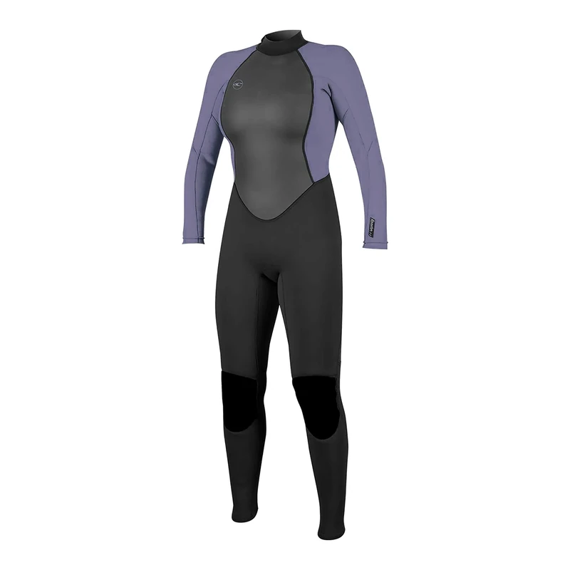 O'Neill Wetsuits Women's Reactor Ii 3/2mm Back Zip Full Wetsuit, Black/Mist, 12 UK