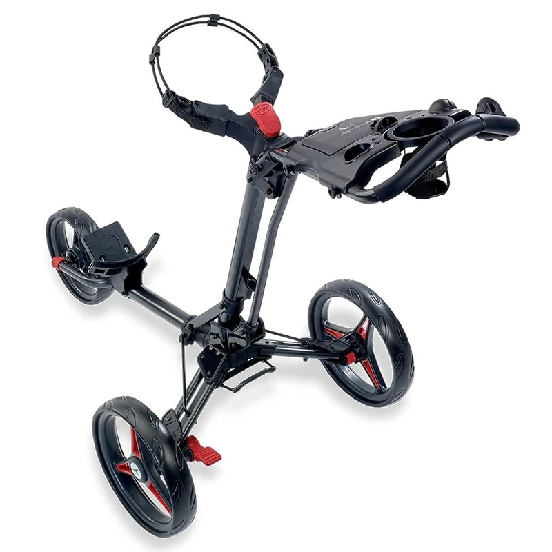 Motocaddy 2022 P1 Push Golf Trolley - Red - One Size - Image 1