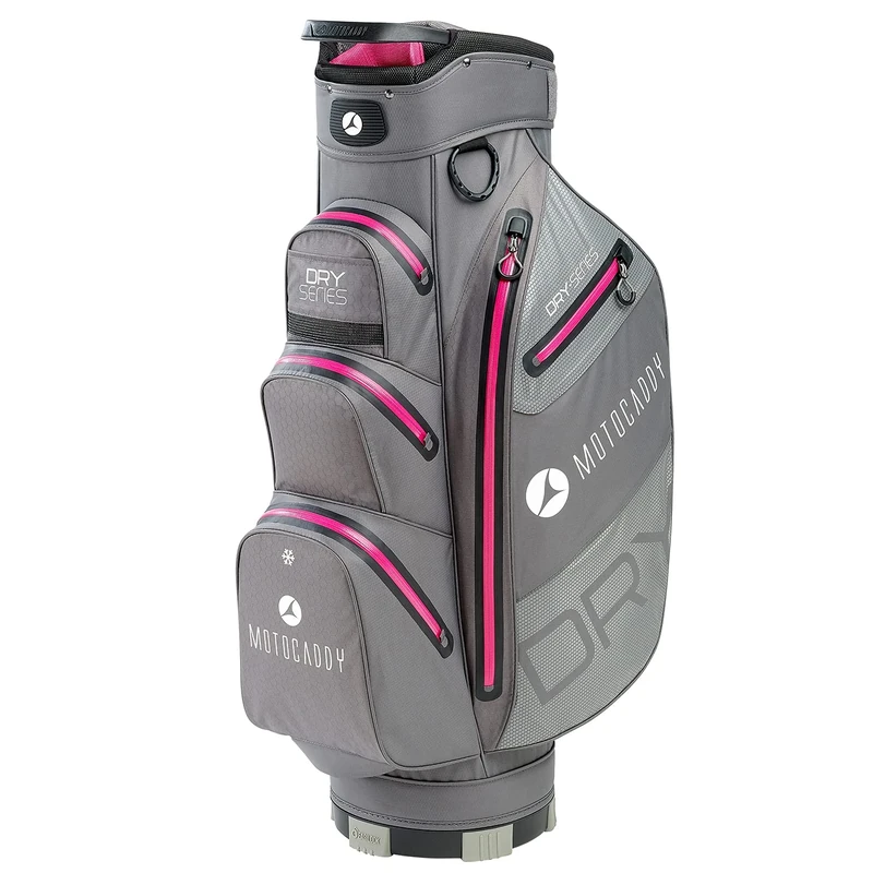 Motocaddy Dry Series Cart Bag - Charcoal/Fuchsia - One Size