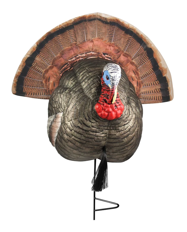 The Grind Reaper Quarter-Body Strutter Decoy | Premium Tom Turkey Decoy with Detachable Fan for Turkey Hunting