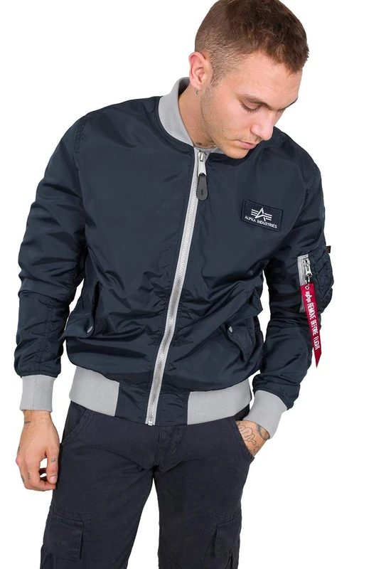 ALPHA INDUSTRIES Men's MA-1 TTC Jacket, rep.blue, XL