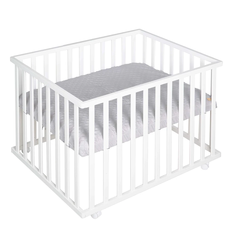 roba Playpens & Playpens, White with Grey Protective Insert