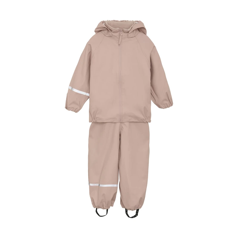 CeLaVi Unisex Kids Rainwear Ser - Recycle Pu Rain Jacket Not Applicable, Misty Rose, 120