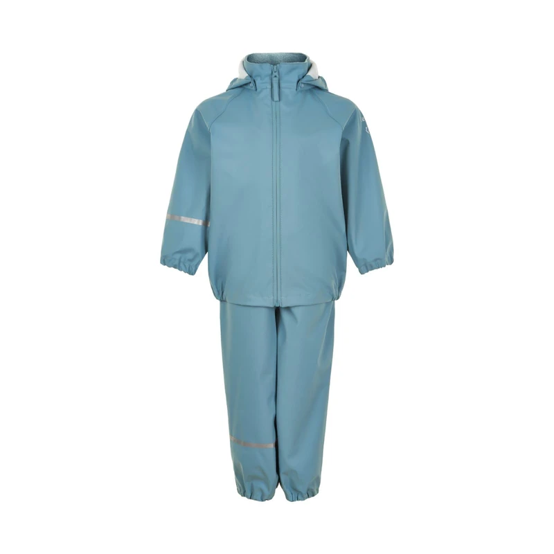 CeLaVi Unisex Kids Rainwear Ser - Recycle Pu Rain Jacket Not Applicable, Smoke Blue, 70